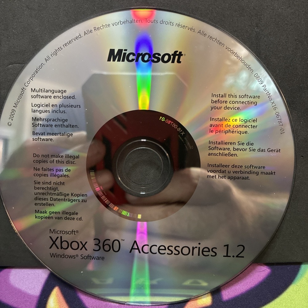 Xbox 360 Accessories 1.2 Software Disc Only